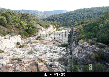 North Dandalup Dam and spillway Stock Photo