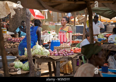 A local market in Juba, the capital of South Sudan. December 14, 2008. Stock Photo
