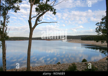 North Dandalup Dam and spillway Stock Photo