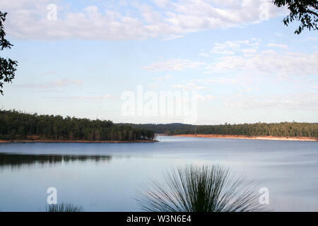 North Dandalup Dam and spillway Stock Photo