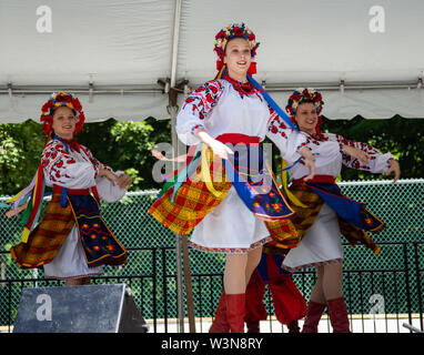 Annual Ukrainian Festival in Soyuzivka, New York, July 12- 14, 2019 Stock Photo