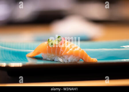 Salmon Sushi Stock Photo