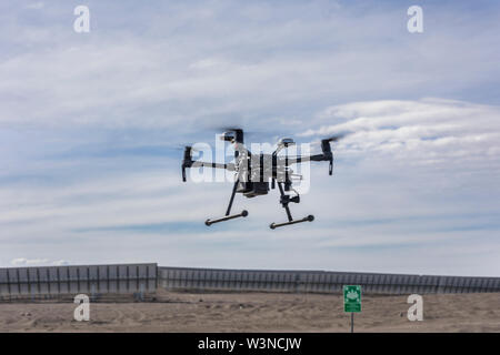 Drone flying and working for ortophoto and thermal analysis of Power ...