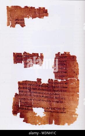 Codex Tchacos p55. Stock Photo