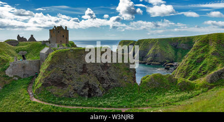 Dunnottar Castle near Stonehaven, Aberdeenshire, Scotland, United Kingdom Stock Photo