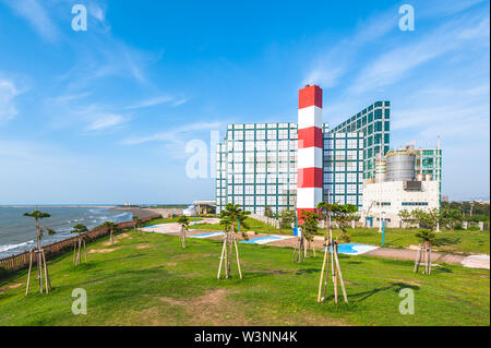 incinerator for municipal waste in hsinchu, taiwan Stock Photo