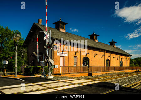 Hartford & New Haven Railroad-Freight Depot   Windsor, Connecticut, USA Stock Photo