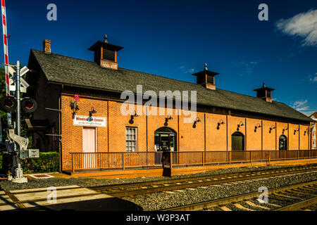 Hartford & New Haven Railroad-Freight Depot   Windsor, Connecticut, USA Stock Photo