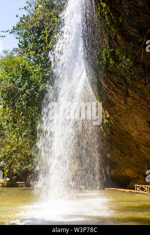 Popular Park and Prenn Waterfall in Dalat Stock Photo