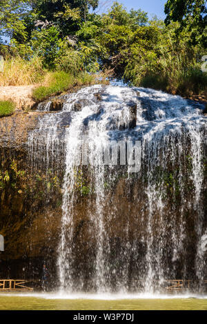 Popular Park and Prenn Waterfall in Dalat Stock Photo