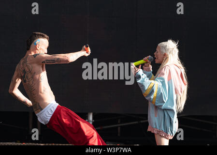 Performance Download Festival 2019 Featuring: Die Antwoord Where.