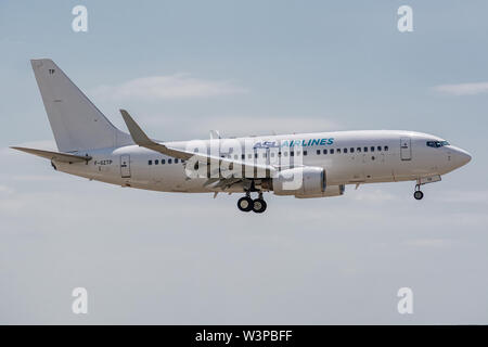 boeing 73s alamy airlines july
