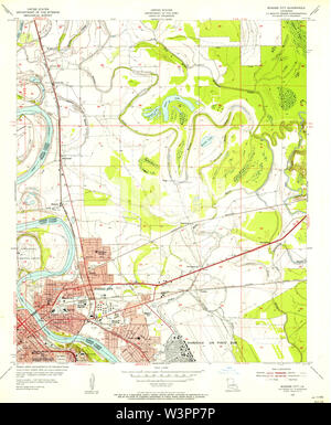 Bossier City, Louisiana, map 1955, 1:24000, United States of America by  Timeless Maps, data . Geological Survey Stock Photo - Alamy