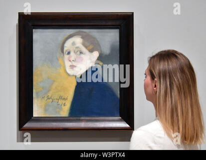 Helene schjerfbeck self portrait hi-res stock photography and images - Alamy