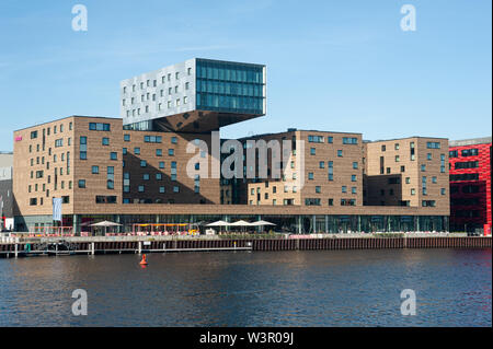 24.06.2019, Berlin, Germany, Europe - Hotel nhow of the Spanish hotel chain NH Hotel Group on the banks of the Spree River in the Friedrichshain. Stock Photo