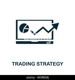 Trading Strategy vector icon symbol. Creative sign from investment icons collection. Filled flat Trading Strategy icon for computer and mobile Stock Vector
