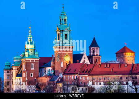 Wavel Castle, Krakow, Poland Stock Photo