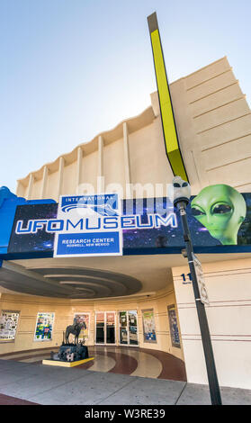 UFO Museum in Roswell, New Mexico, USA Stock Photo