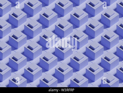 blue radiant blocks background. Seamless repeatable pattern designed for textile design, decor wallpapers, print on demand, etcetera. Stock Photo