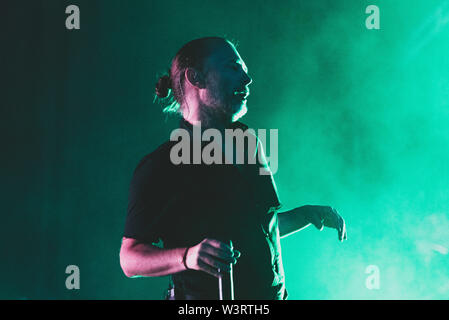 The British singer-songwriter Thom Yorke performs live during the ...