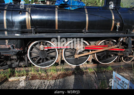 Railway depot in Kingston, New Zealand Stock Photo