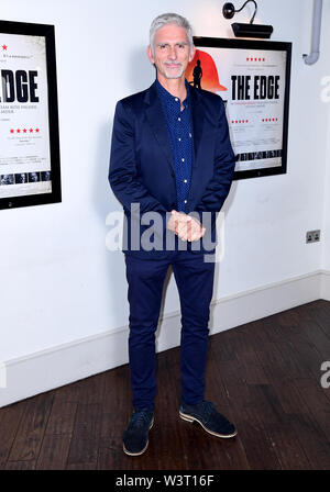 Damon Hill attending the world premiere of The Edge at Picturehouse Central, Piccadilly Circus London. Stock Photo