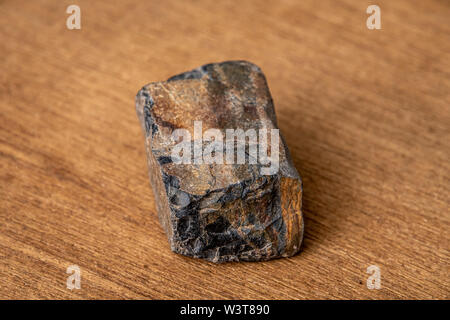 Muskovit gemstone containing high concentration of iron ore Stock Photo