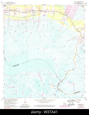 Delacroix, Louisiana, map 1967, 1:24000, United States of America by ...