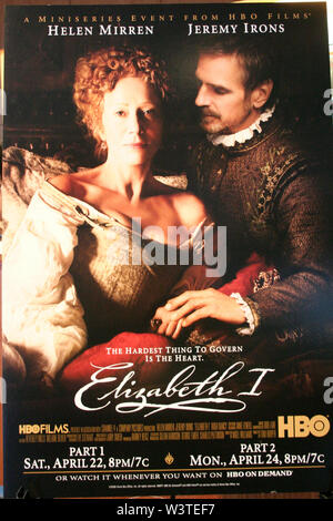 New York Usa 18 April 2006 Elizabeth I Movie Poster At The Hbo Films Premiere Of Elizabeth I At Moma Credit Steve Mack Alamy Stock Photo Alamy