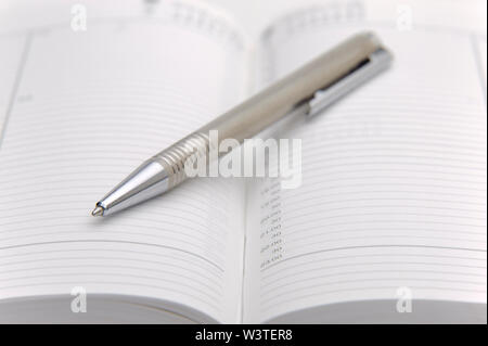open calendar for your memo date Stock Photo