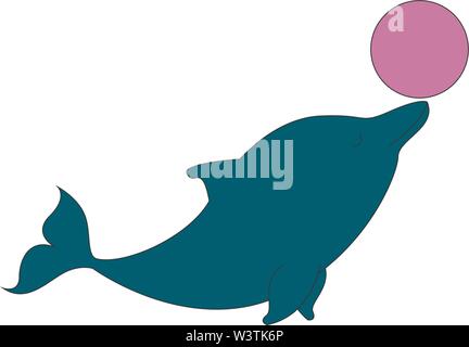 240+ Dolphins Playing With Ball Illustrations, Royalty-Free Vector