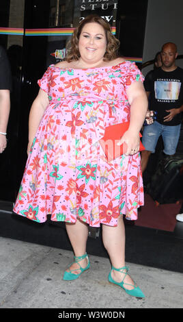 New York, NY, USA. 17th July, 2019.  Chrissy Metz on The Wendy Williams Show to talk about the new season of This Is Us in New York July 17, 2019 Credit: RW/Media Punch/Alamy Live News Stock Photo