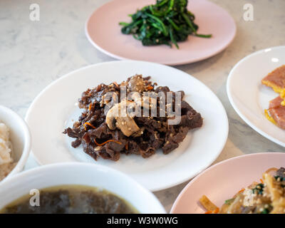 Bulgogi (Korean BBQ Beef), Homemade korean food Stock Photo