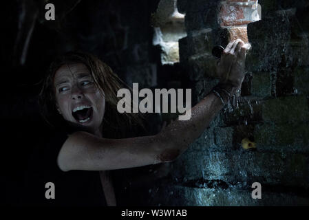 RELEASE DATE: July 12, 2019 TITLE: Crawl STUDIO: Paramount Pictures DIRECTOR: Alexandre Aja PLOT: A young woman, while attempting to save her father during a Category 5 hurricane, finds herself trapped in a flooding house and must fight for her life against alligators.. STARRING: KAYA SCODELARIO as Haley. (Credit Image: © Paramount Pictures/Entertainment Pictures) Stock Photo