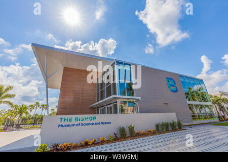 The Bishop Museum of Science and Nature previously The South Florida Museum in Bradenton Florida Stock Photo