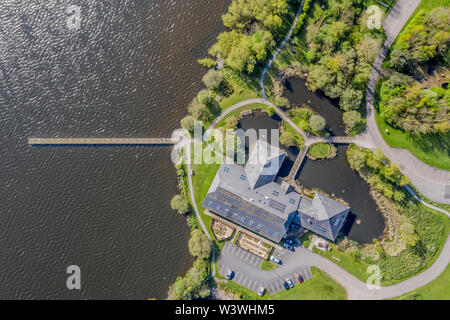 Oxford Island nature reserve and Lough Neagh Stock Photo