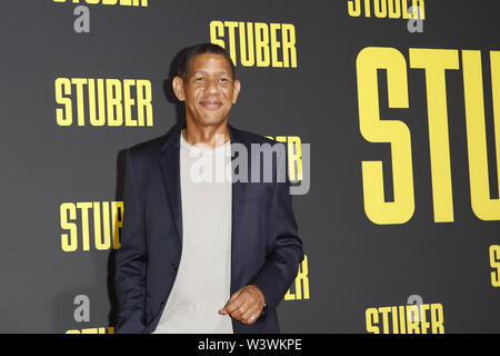 July 10, 2019 - Los Angeles, CA, USA - LOS ANGELES - JUL 10:  Scott Lawrence at the ''Stuber'' Premiere at the Regal LA Live on July 10, 2019 in Los Angeles, CA (Credit Image: © Kay Blake/ZUMA Wire) Stock Photo