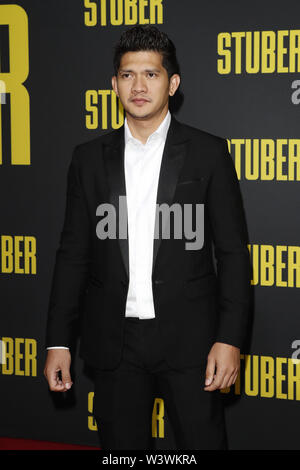 July 10, 2019 - Los Angeles, CA, USA - LOS ANGELES - JUL 10:  Iko Uwais at the ''Stuber'' Premiere at the Regal LA Live on July 10, 2019 in Los Angeles, CA (Credit Image: © Kay Blake/ZUMA Wire) Stock Photo