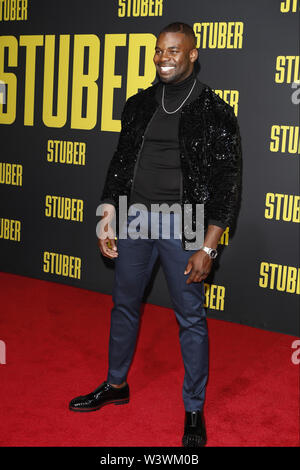 July 10, 2019 - Los Angeles, CA, USA - LOS ANGELES - JUL 10:  Amin Joseph at the ''Stuber'' Premiere at the Regal LA Live on July 10, 2019 in Los Angeles, CA (Credit Image: © Kay Blake/ZUMA Wire) Stock Photo