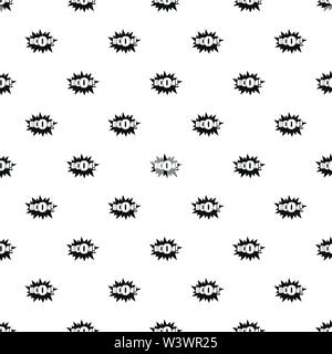 Comic boom big pattern seamless vector repeat geometric for any web design Stock Vector