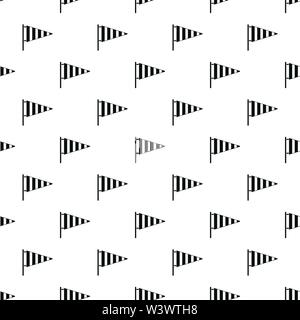 Meteorology windsock pattern seamless vector repeat geometric for any web design Stock Vector