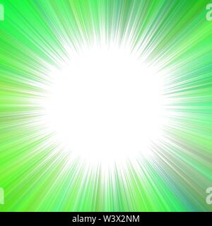 Green psychedelic abstract ray burst background - vector graphic from ...
