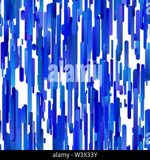 Blue trendy gradient background with vertical rounded stripe pattern - vector graphic Stock Vector