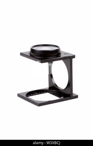 Pocket foldable linen tester stand magnifier, textile magnifying glass ...