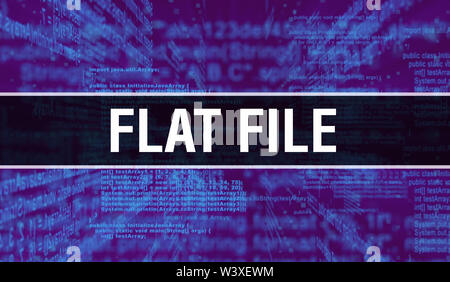 Programming Coding Flat Concept Vector Illustration Stock Photo - Alamy