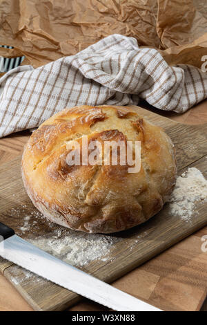 Fresh sourdough bread UK Stock Photo