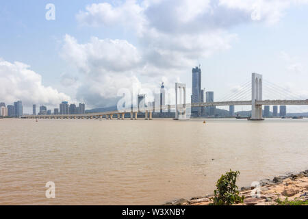 Sai Van Bridge, Macau Stock Photo