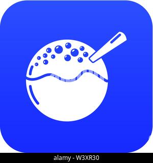 Hanami dango icon, simple black style Stock Vector