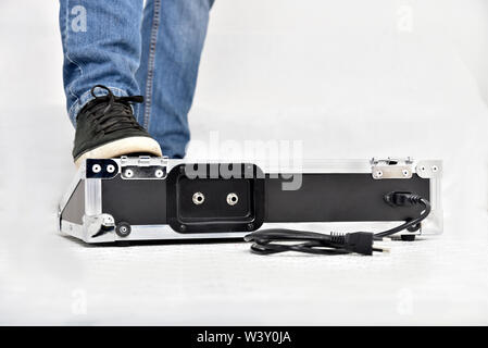 effects equipment on white background Stock Photo