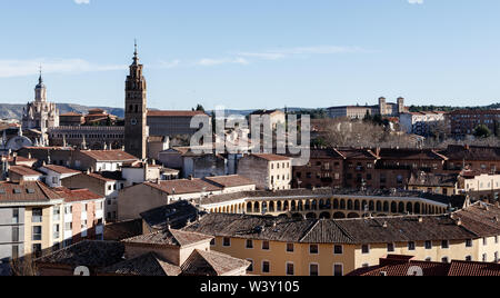 view of the ancient town of tarazona Stock Photo